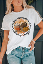 Load image into Gallery viewer, Pumpkin Spice, Football and Fall Graphic Tee
