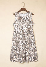 Load image into Gallery viewer, Leopard Print Ruffled Tiered Mini Dress
