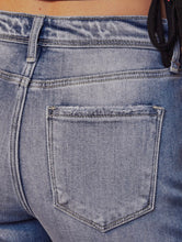 Load image into Gallery viewer, Kan Can High Rise Exposed Button Holly Flare Jean
