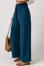 Load image into Gallery viewer, Drawstring Elastic Waist Wide Legged Pants
