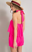 Load image into Gallery viewer, Open Back Halter Neck Romper
